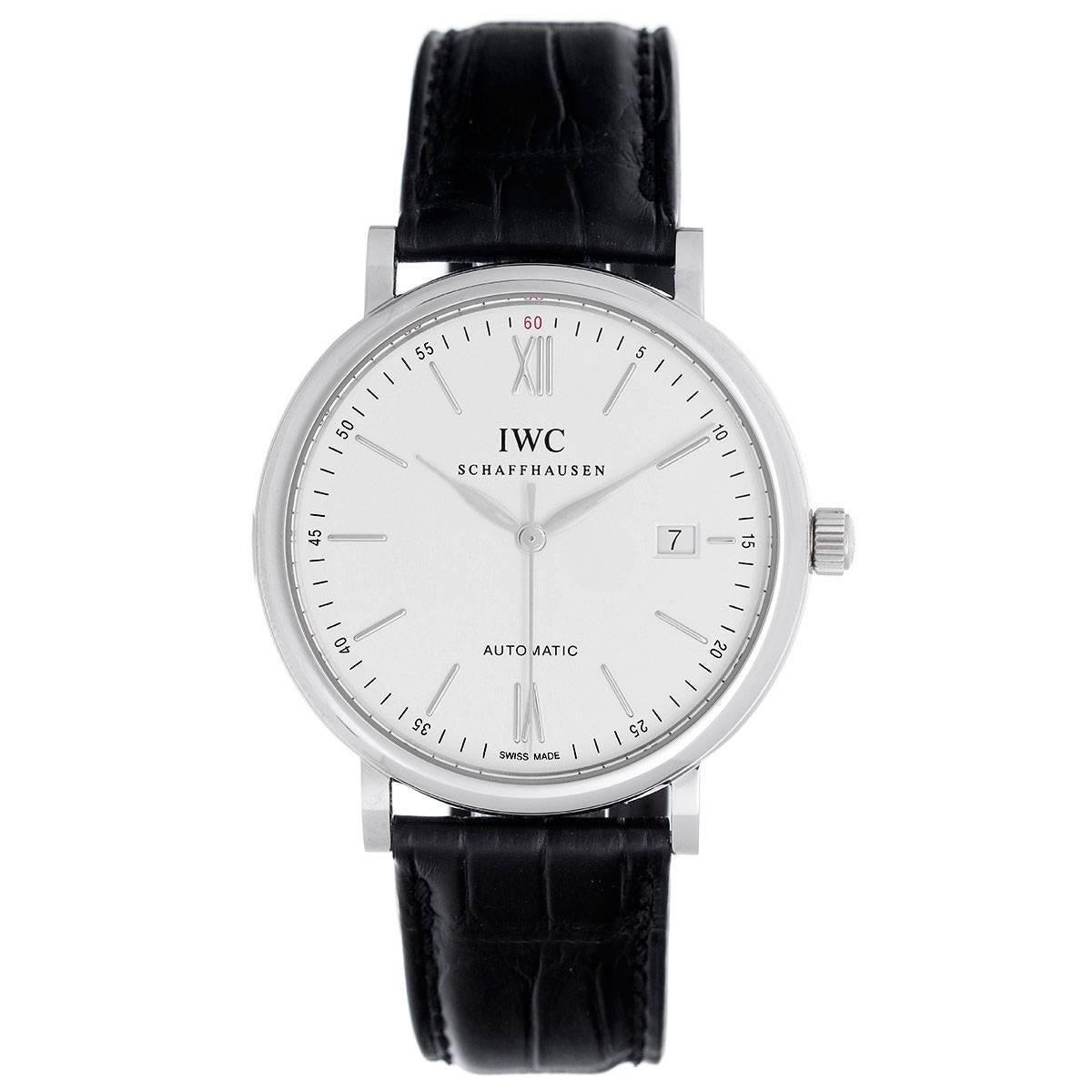 IWC Stainless Steel Portofino Automatic Wristwatch 