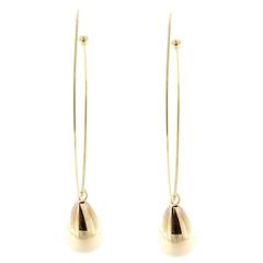 Jona Gold Circle Drop Earrings 2