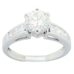 1.10 Carat Round Diamond Engagement Ring