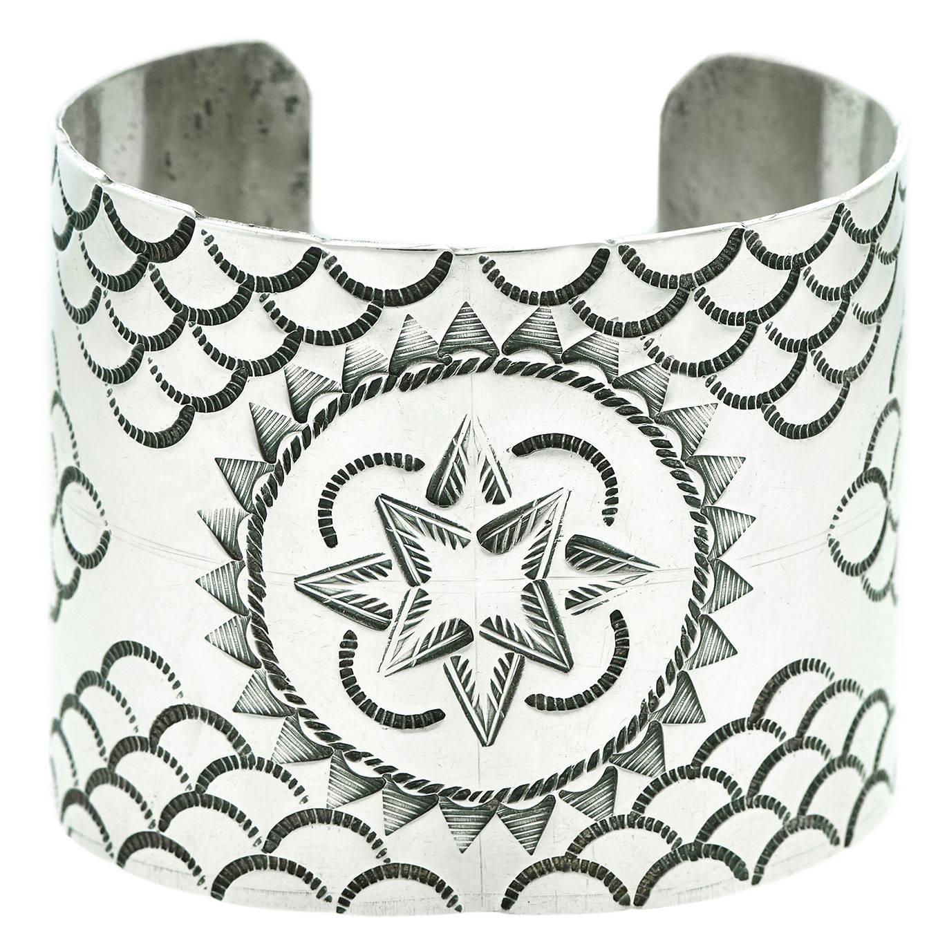 Early Navajo Sterling Cuff