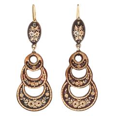 Layered Gardens: Three Hoop Pique Earrings 7