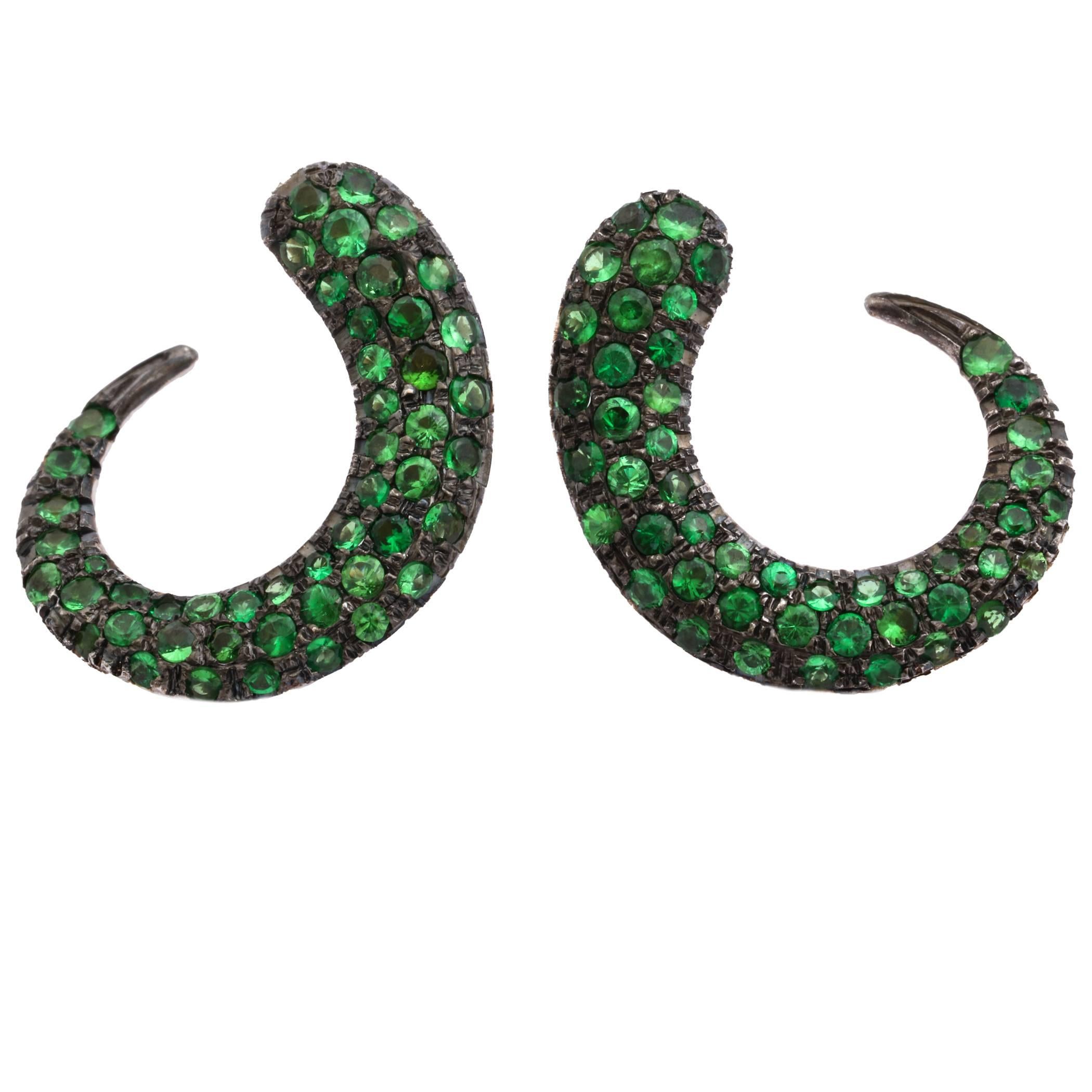 Faraone Mennella Gocce Earring with Tsavorites