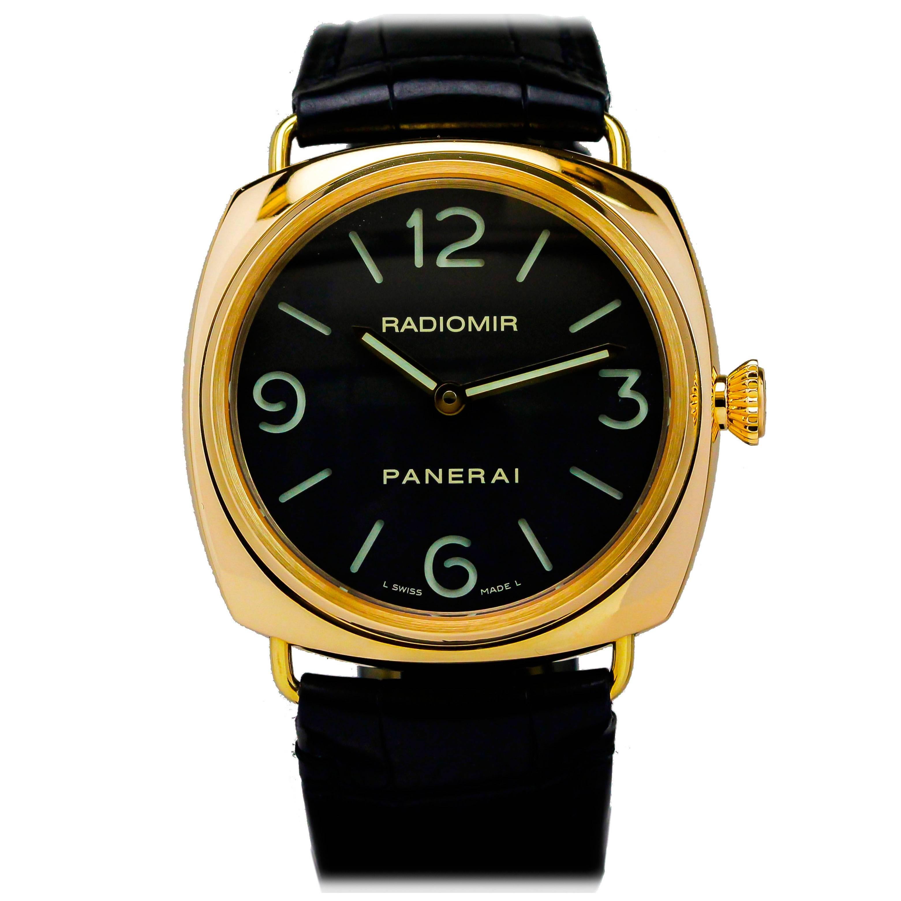 Panerai Gelbgold Radiomir PAM 231 Armbanduhr