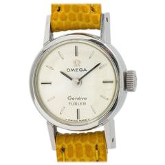 Omega Ladies Geneve Stainless Steel “Turler” Wristwatch