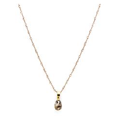 Brown Diamond Briolette Gold Pendant 11