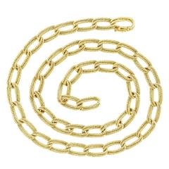 Gubelin Twisted Cable Double-Link Gold Necklace