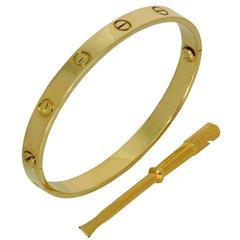 Cartier Gold Love Bangle Bracelet 8