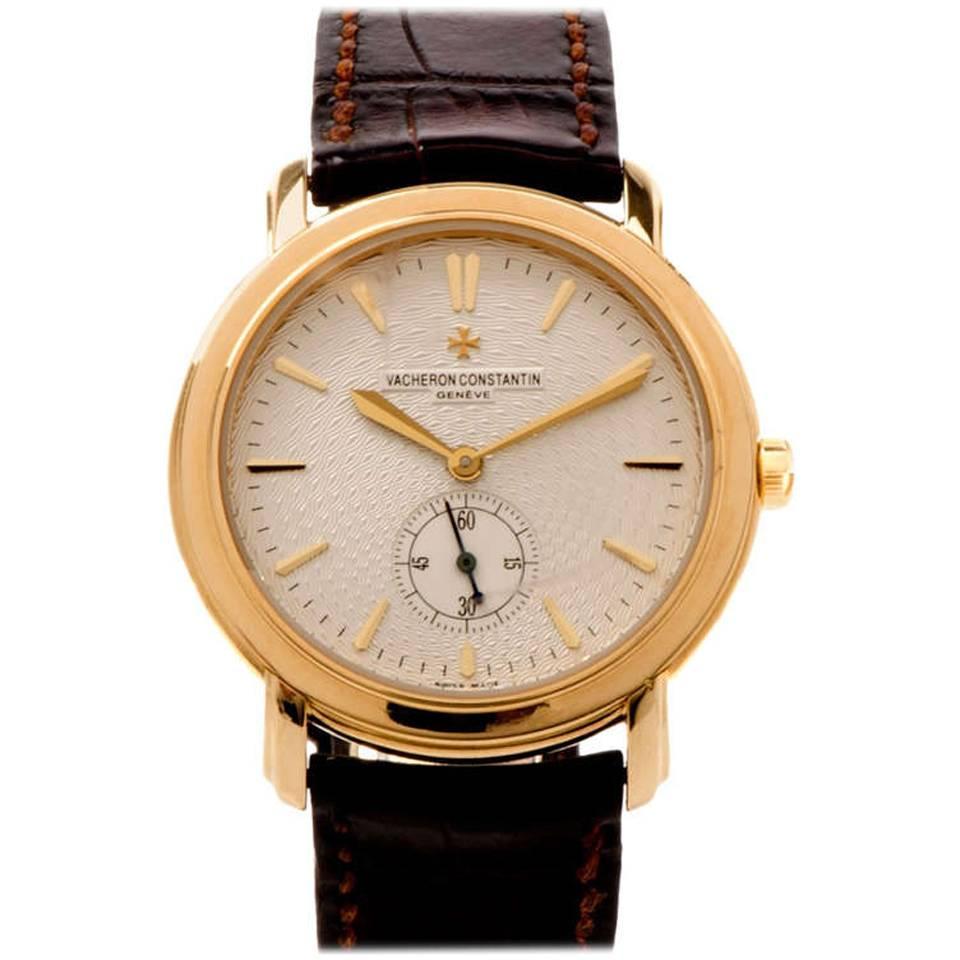 Vacheron Constantin Yellow Gold Malte Grande Classique Wristwatch circa 2000s