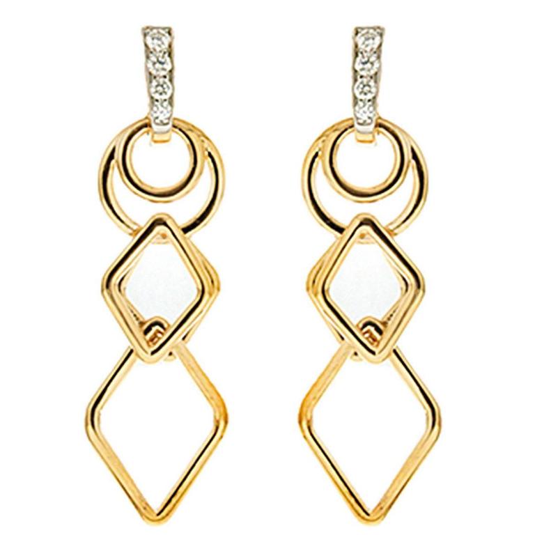 Valentin Magro Geometric Links Dangling Gold Earrings For At Valentin Magro Geometric Links Dangling Gold Earrings For