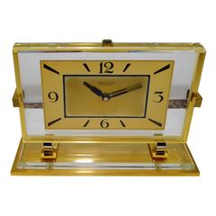 1930s Shreve and Company Art Deco Desk Clock 1
