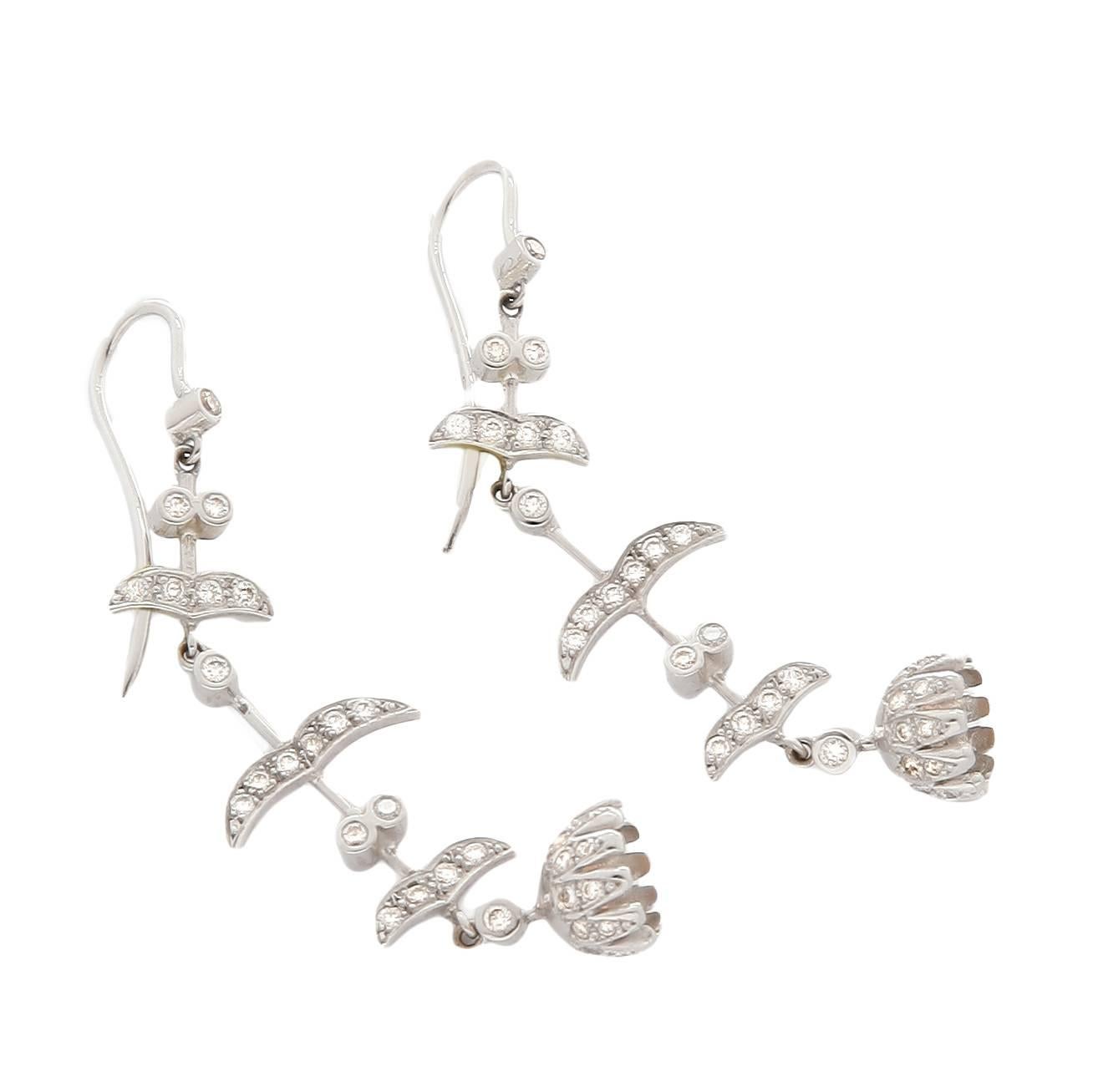 Contemporary Garnazelle Earings "Olympia Clochette" For Sale