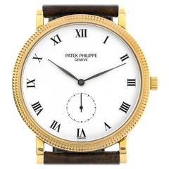 Calatrava Goldarmbanduhr von Patek Philippe, Ref. 3919