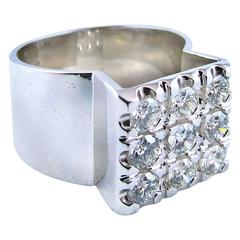 Jona "B" Diamond Gold Ring Band 10