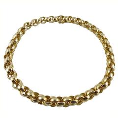 Jona Large Gold Link Necklace 7