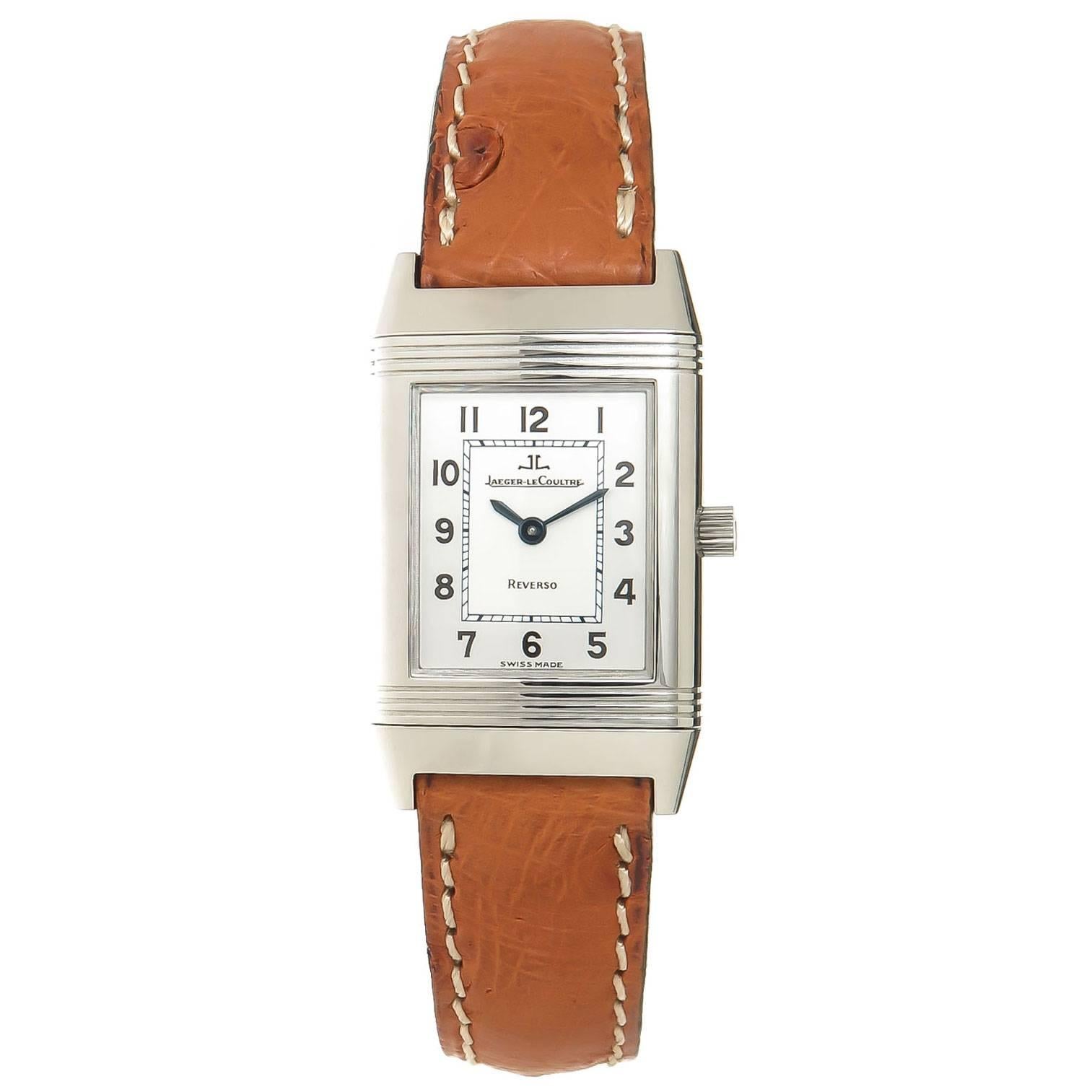 LeCoultre Reverso Steel classic Ladies quartz Wrist watch