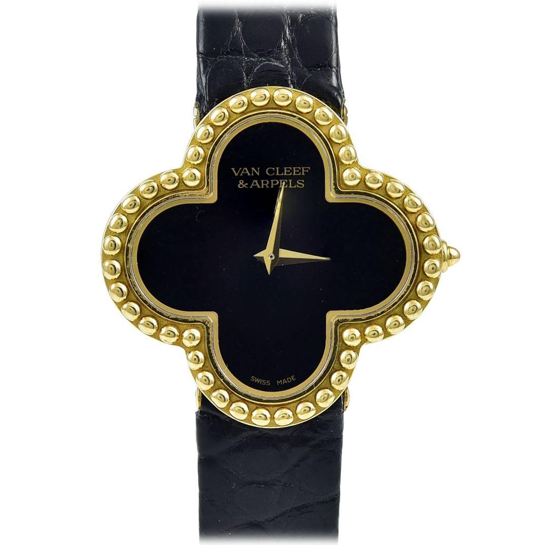 VAN CLEEF & ARPELS Alhambra Gold Watch