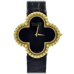 Vintage VAN CLEEF & ARPELS Alhambra Gold Watch