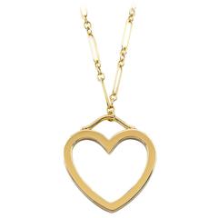 Tiffany & Co. Gold Love Heart Necklace