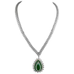 Van Cleef and Arpels Diamond and Emerald Necklace 11