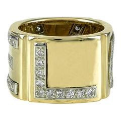 LOVE Gold  Ring with Diamond Letters