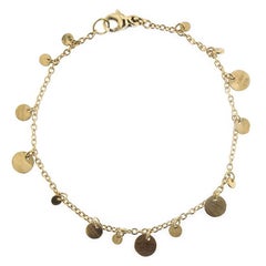 Jona Multi-Coin 18 Karat Yellow Gold Chain Bracelet