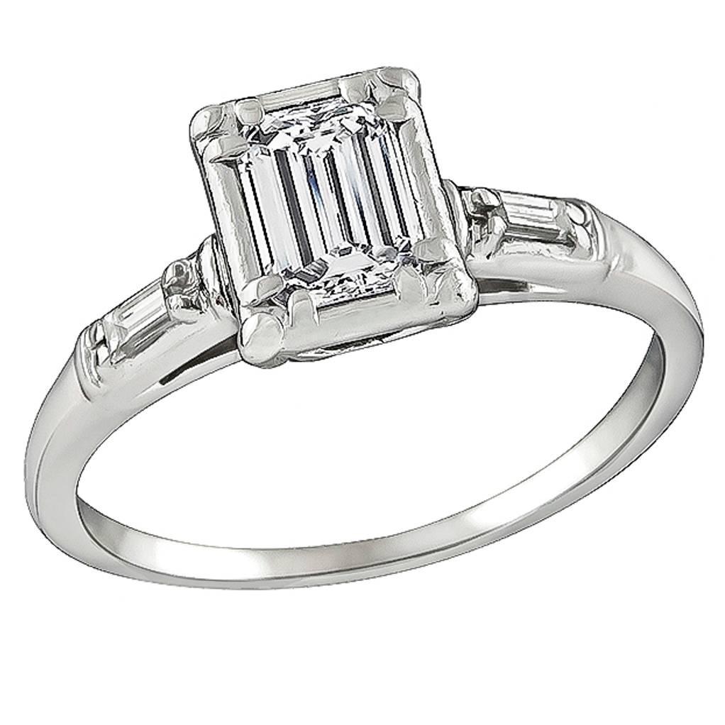 Vintage Jabel 0.50ct Diamond Engagement Ring