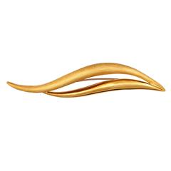 Henry Dunay "Sabi" 18k Gold Brooch 8