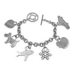 TIFFANY & CO. Bracelet de breloques en argent