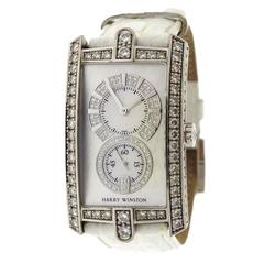 Harry Winston Avenue C Gold Mother of Pearl Diamond Watch No. 311