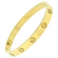 Cartier Yellow Gold Size 17 LOVE Bracelet