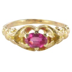 1900s Ruby Gold Ring