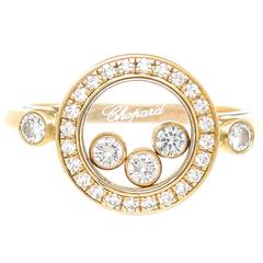 Chopard Happy Diamond Yellow Gold Ring