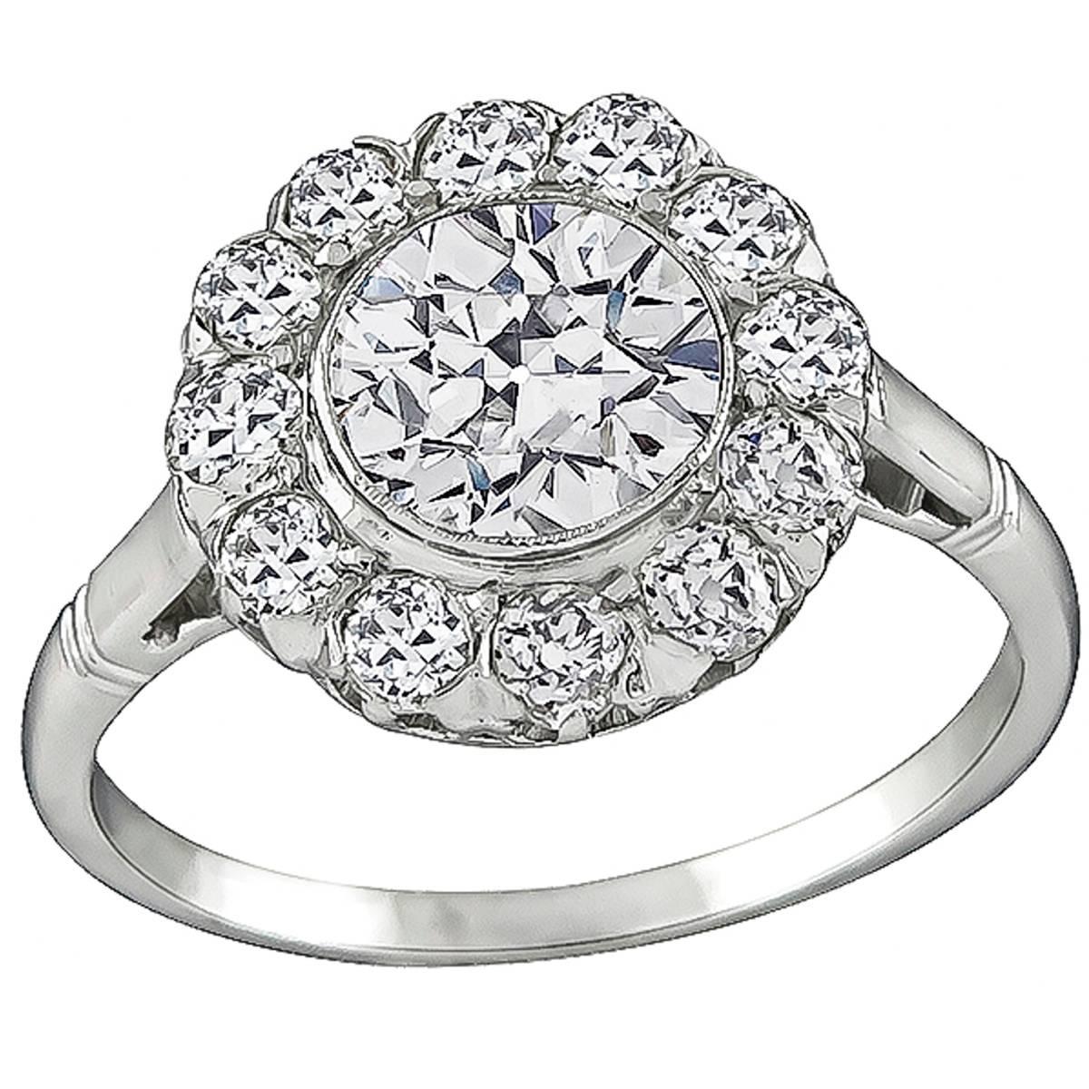 1.17 Carat Diamond Engagement Ring