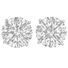 Betteridge Round Brilliant 40 carats Diamond Stud Earrings 