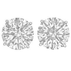 Betteridge Round Brilliant 40 carats Diamond Stud Earrings 8