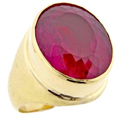 Burle-Marx Großer rosa Turmalin Ring
