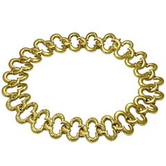 VAN CLEEF & ARPELS Alhambra Yellow Gold Diamond Necklace 1