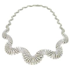 Ventaglio Diamond Necklace by Miseno