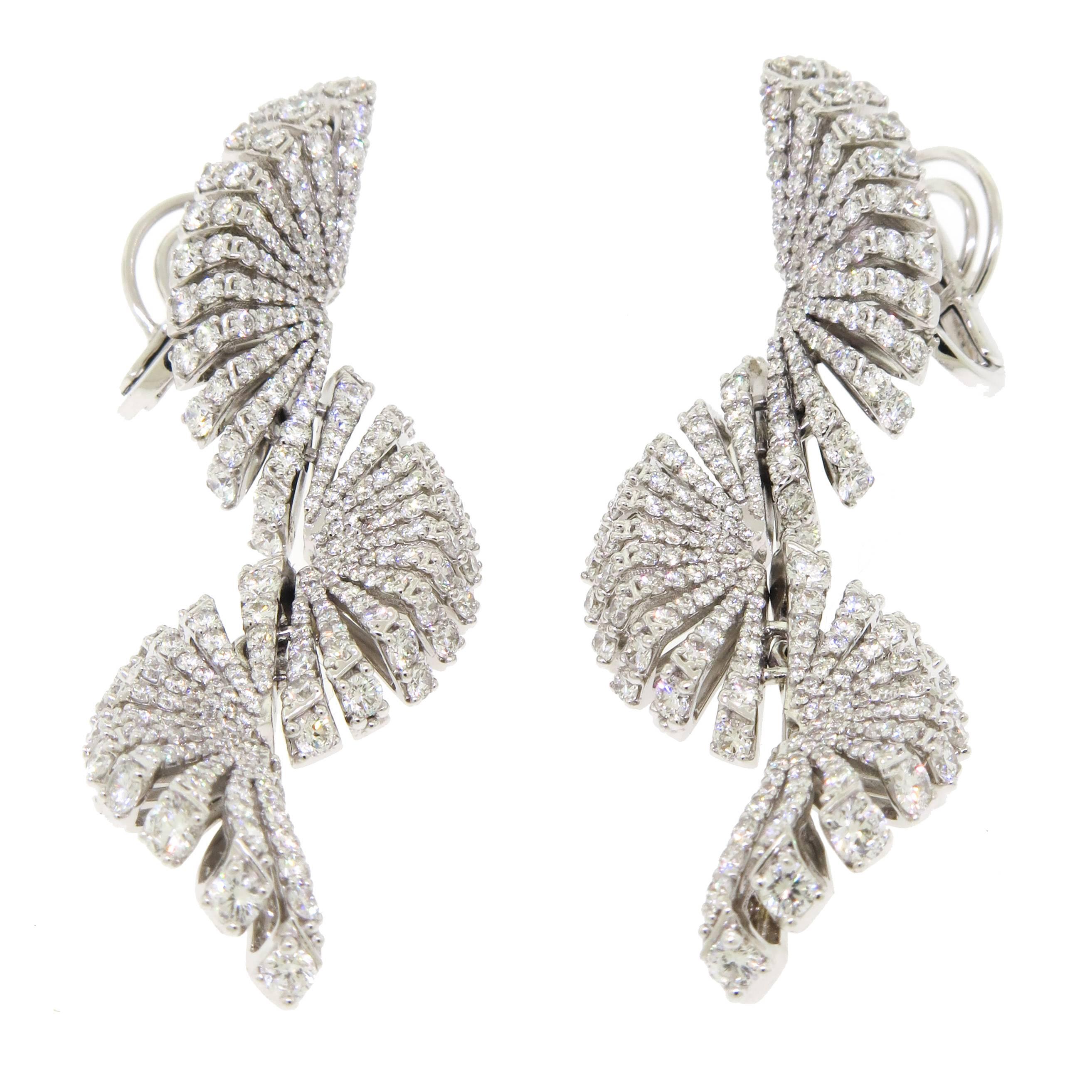 Ventaglio Diamond Earrings by Miseno