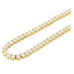 Classic Cartier Diamond Necklace 10.30 Carats