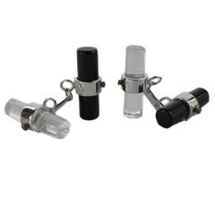 Rock Crystal and Onyx Sterling Silver cufflinks 9