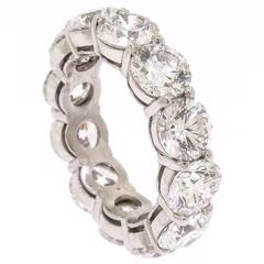 Platinum Diamond Eternity Band
