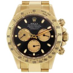 Rolex 116528 Daytona 18k Gelbgold Paul Newman Zifferblatt Uhr