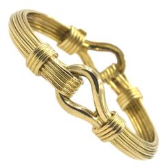 Van Cleef & Arpels Yellow Gold Bangle Bracelet