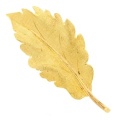  Buccellati Gold leaf Brooch