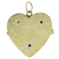DEAR Gold Locket for Four Pictures 10