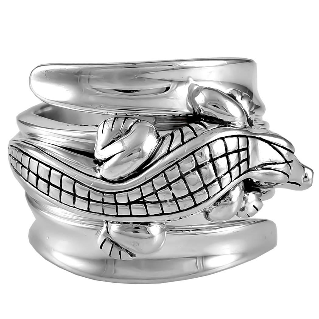 BARRY KIESELSTEIN CORD Sterling Alligator Ring