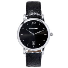 Montblanc Stainless Steel Star Classique Date Wristwatch