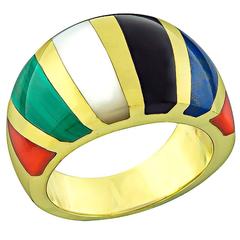 Asch Grossbardt Multi Color Gemstone Ring