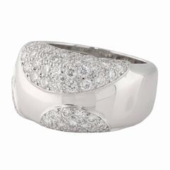 Cartier Diamond Gold Band Ring 3